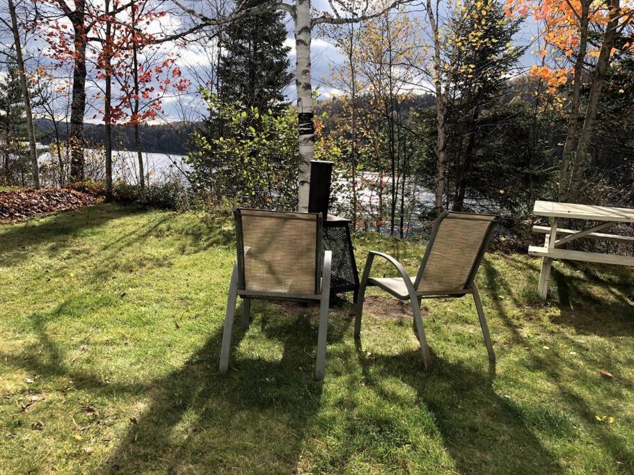 Chalet Au Bord Du St-Maurice La Tuque Buitenkant foto